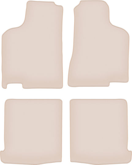 Premium Beige Car Mats for Volkswagen Lupo 3L Hatchback 1997-2005