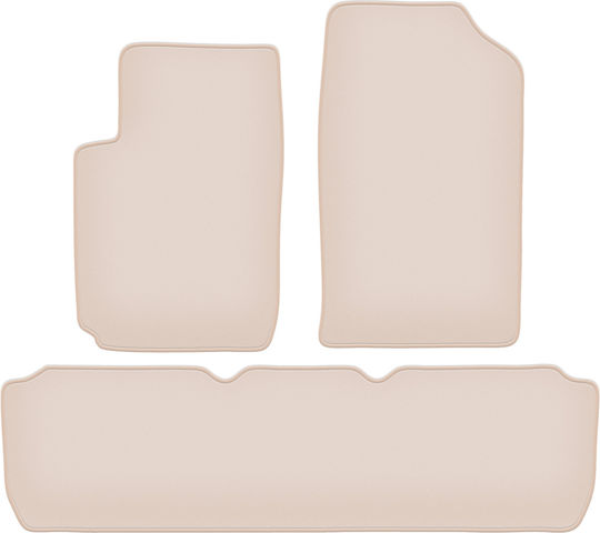 Premium Beige Floor Mats Citroen Xsara Picasso Minivan 1997-2010