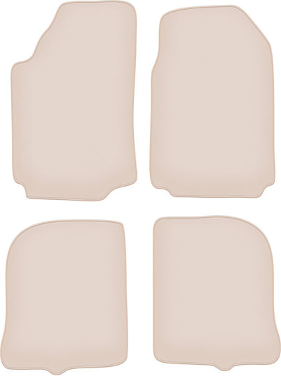 Premium Beige Floor Mats Audi 200 C3 Sedan Avant 1983-1991
