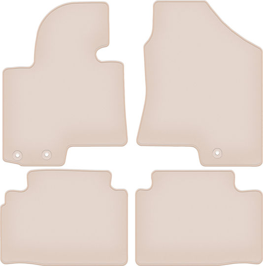 Premium Beige Floor Mats Hyundai Ix35 Suv 2009-2015
