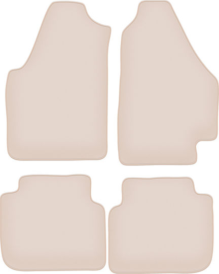 Premium Beige Car Mats Fiat Idea Minivan 2003-2010