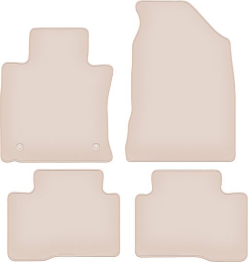 Premium Beige Floor Mats Ssangyong Tivoli Suv 2015