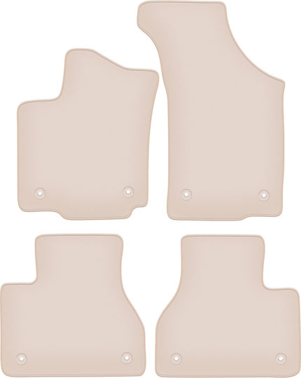 Premium Beige Floor Mats Volkswagen Phaeton Sedan 2002-2016