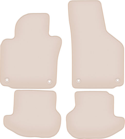 Premium Beige Car Mats Volkswagen Eos Convertible 2005-2015