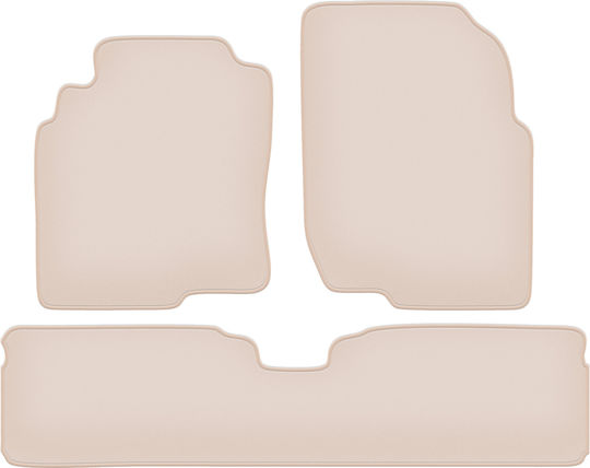 Premium Beige Fußmatten Nissan Almera Tino Minivan 2000-2006