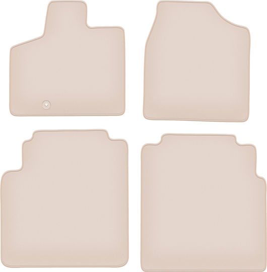 Premium Beige Car Mats for Volkswagen Routan Minivan 2008-2016