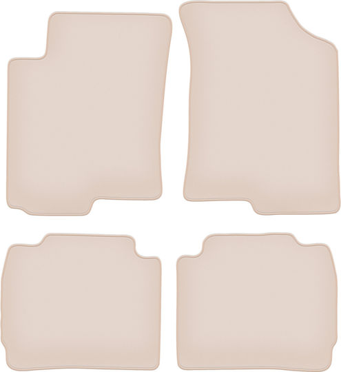 Premium Beige Fußmatten Kia Cerato Hatchback Limousine 2004-2008