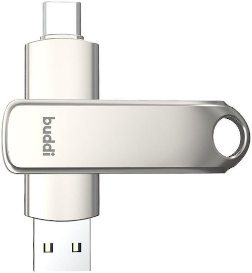 Buddi 256GB USB 3.1 Stick Γκρι