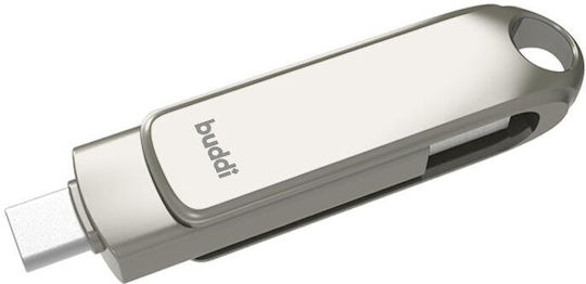 Buddi 512GB USB 3.1 Stick Γκρι