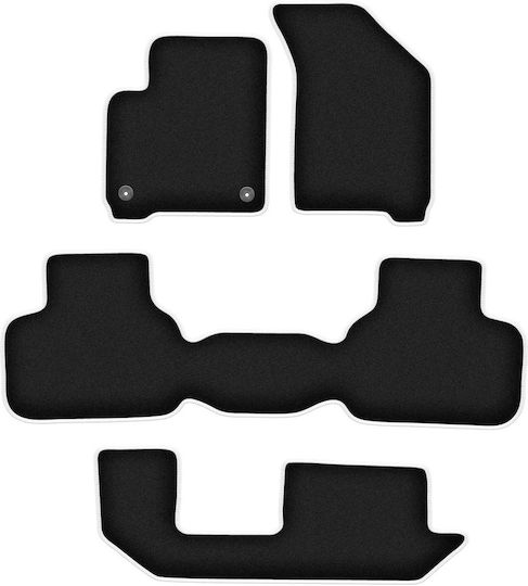 Carlux-silver Car Mats Fiat Freemont 7 Seater 2011-2016