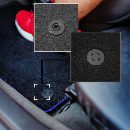 Carlux-blue Car Mats Fiat Freemont 7 Seater 2011-2016