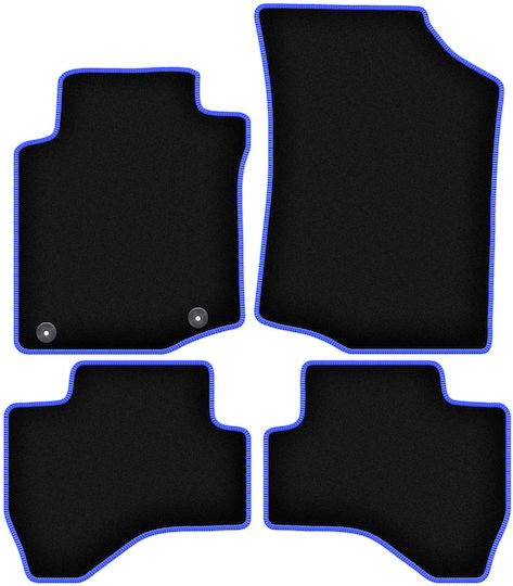 Carlux-blue Car Floor Mats Peugeot 107 Hatchback 2005-2014