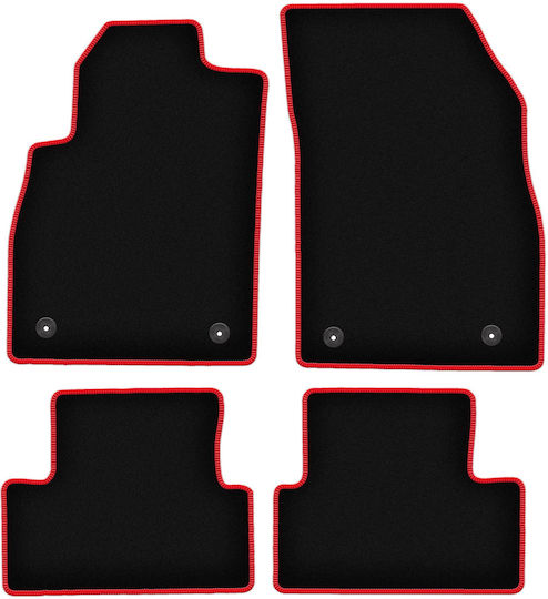 Carlux-red Car Mats Opel Cascada Convertible 2012