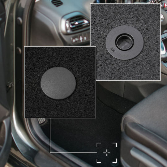 Основни черни кадифени стелки за под Mercedes ML W163 SUV 1998-2005