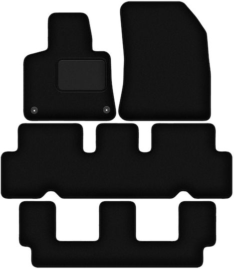 Velours Teppichmatten Set Citroen C4 Grand Spacetourer 7-Sitzer 2013-2021