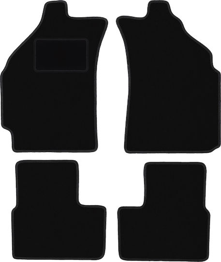 Velours Teppichmatten Set Chevrolet Matiz Hatchback 2004-2009