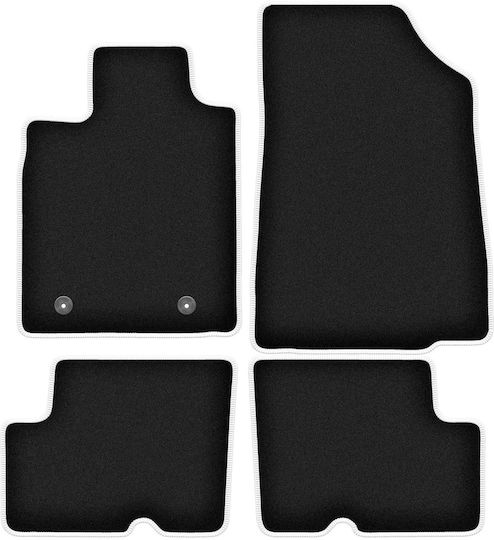 Carlux-Silber Autoteppiche Dacia Sandero II Hatchback Stepway 2013-2019