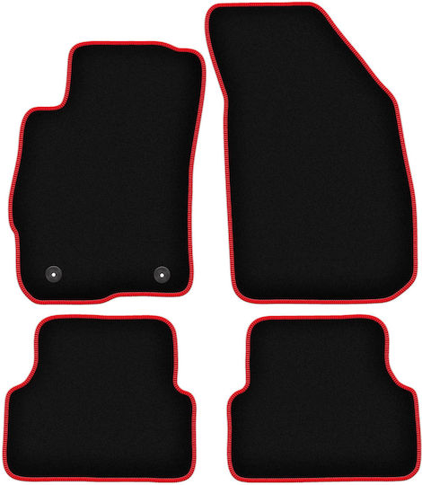 Carlux-red Car Mats Chevrolet Aveo Ii T300 Hatchback Sedan 2011