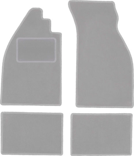 Gray Car Mats Volkswagen Beetle Set Front and Back 0 1938-2003