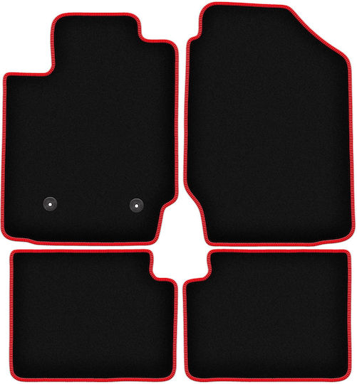 Carlux Red Car Floor Mats for Toyota Matrix Hatchback 2002-2010