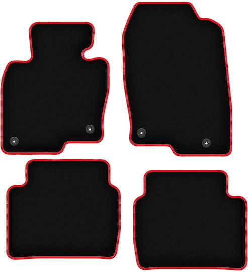 Carlux-red Car Mats Mazda Cx-5 Ii Suv 2017