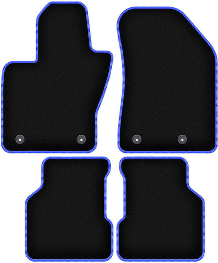 Carlux-blue Car Mats Jeep Compass Ii Mp Suv 2017