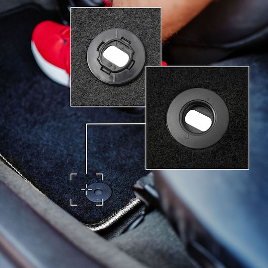 Carlux-Silber Autofußmatten Lexus LS III Limousine 2000-2006