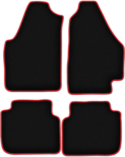 Covorașe auto Carlux-roșu Fiat Idea Minivan 2003-2010