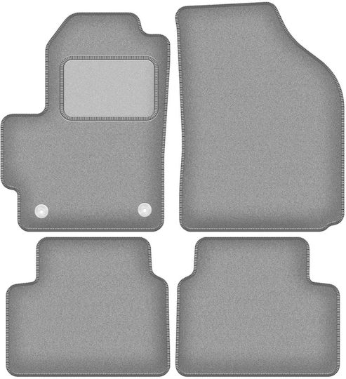 Gray Car Mats Chevrolet Matiz Hatchback 2004-2009