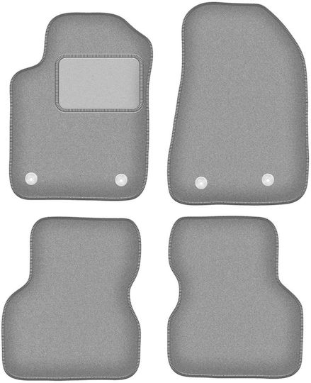 Graue Auto Fußmatten Alfa Romeo Giulietta Hatchback 2010-2020