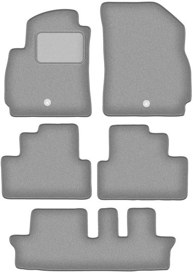 Gray Car Mats Chevrolet Orlando I 7-seater 2011-2015