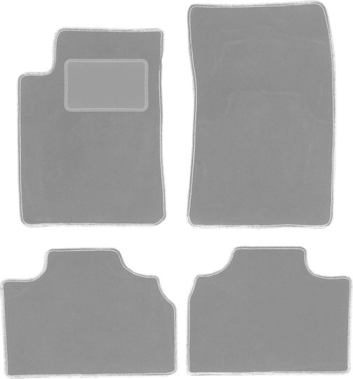 Gray Car Mats Ssangyong Kyron Suv 2005-2014