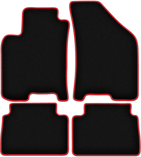 Carlux-rote Fußmatten Chevrolet Lacetti Hatchback Limousine 2003-2012