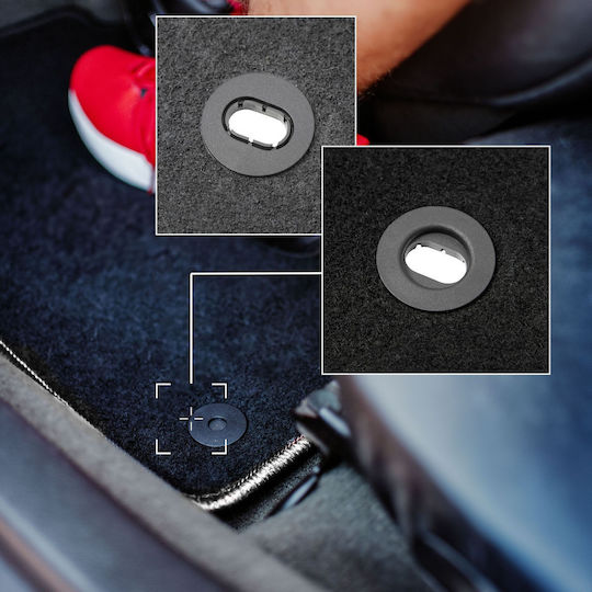 Carlux-Silber Autoteppiche Ford Fusion Hatchback 2005-2012