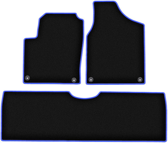 Carlux-blue Car Mats Volkswagen Sharan I Minivan 1995-2010