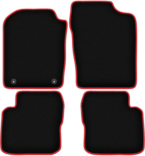 Carlux-red Car Mats Daihatsu Cuore Vii L276 Hatchback 2007