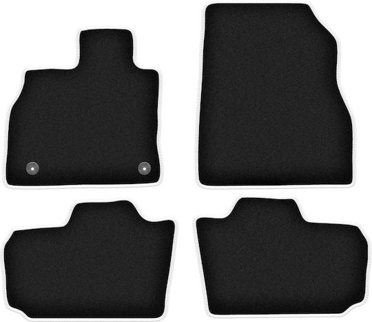 Carlux-silver Car Mats Nissan Leaf I Hatchback 2010-2017