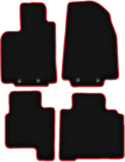 Carlux-red Car Mats Mazda Cx-9 I Suv 2006-2015