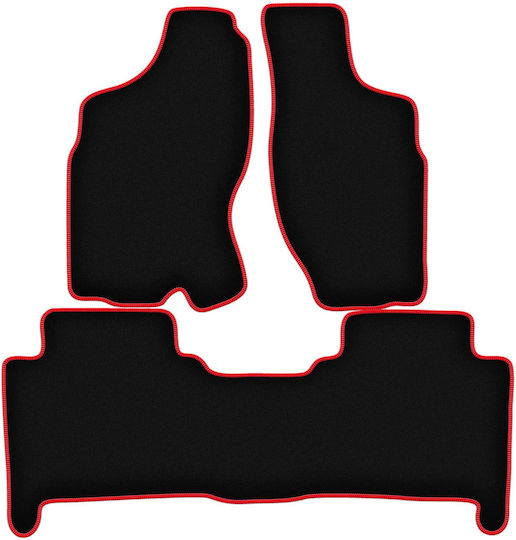 Carlux-red Car Mats Nissan Terrano Ii Suv 1993-2005