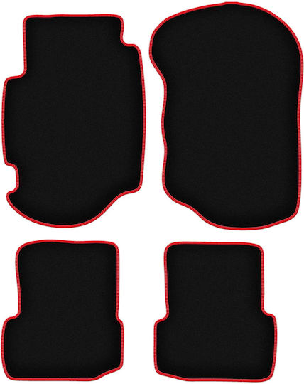 Carlux-red Car Mats Ford Escort Mk7 Hatchback Station Wagon 1995-2002