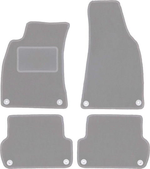 Gray Car Mats for Seat Exeo Sedan and Station Wagon 2008-2015