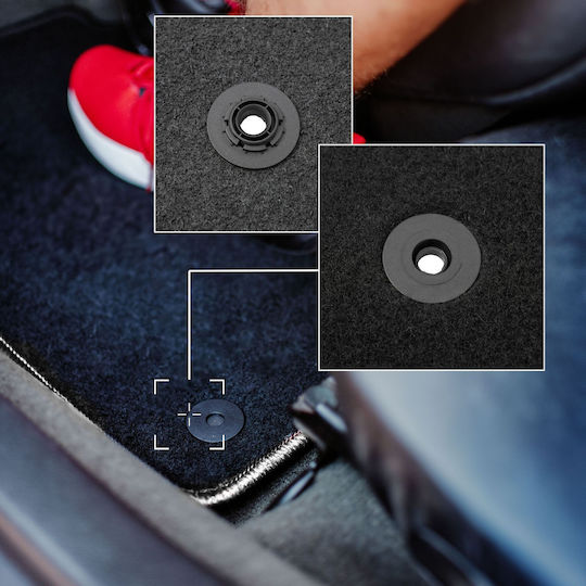 Carlux-silver Car Mats Peugeot Bipper Kombivan Tepee 2007-2017