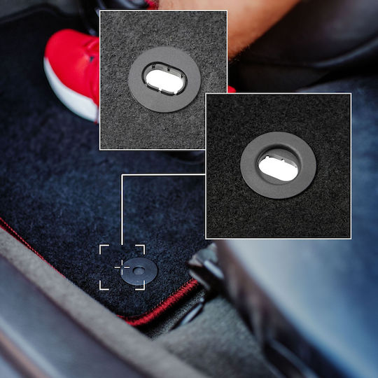 Carlux Red Car Floor Mats Volkswagen Phaeton Long Sedan 2002-2012