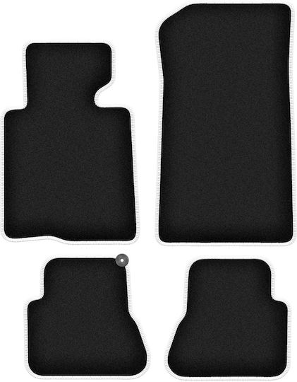 Carlux-Silber Autoteppiche BMW 3 E46 Cabrio 2000-2007