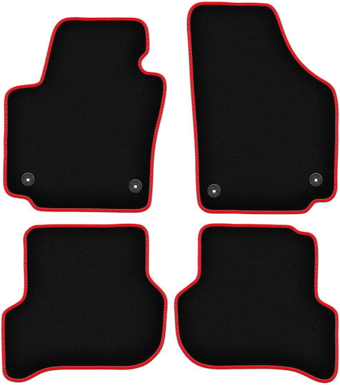 Carlux-rote Auto Fußmatten Seat Altea XL Minivan 08.2008-2015