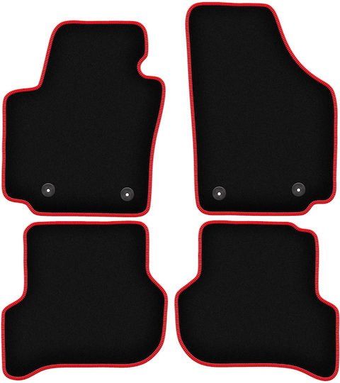Covorașe auto Carlux-roșu pentru Seat Altea XL Minivan 2006-08.2008