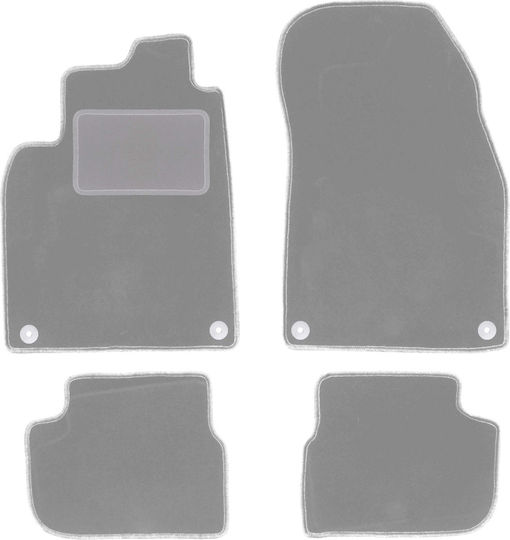 Gray Car Mats Saab 9-3 Ii Convertible 2002-2014