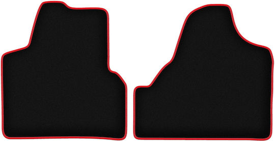Carlux-red Car Mats Toyota Proace I Van 2013-2016