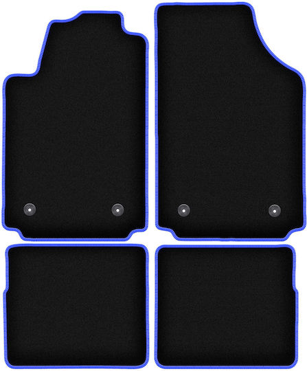Carlux-blue Car Floor Mats Audi A2 Hatchback 2000-2005