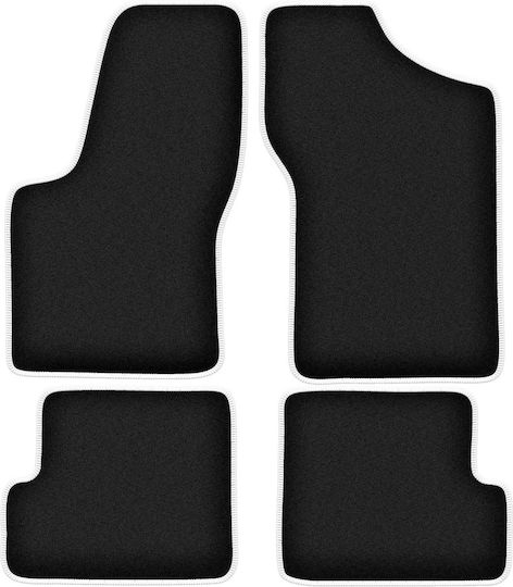 Carlux-silver Car Mats Fiat Seicento Hatchback 1998-2010